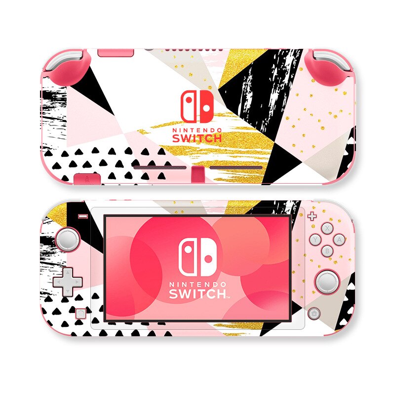 Copertura completa di Protezione Sticker Per Nintend Interruttore Lite Copertura del Controller Autoadesivi Della Pelle Della Decalcomania Per NS Nintendo Interruttore Lite Sticker: Pink 5