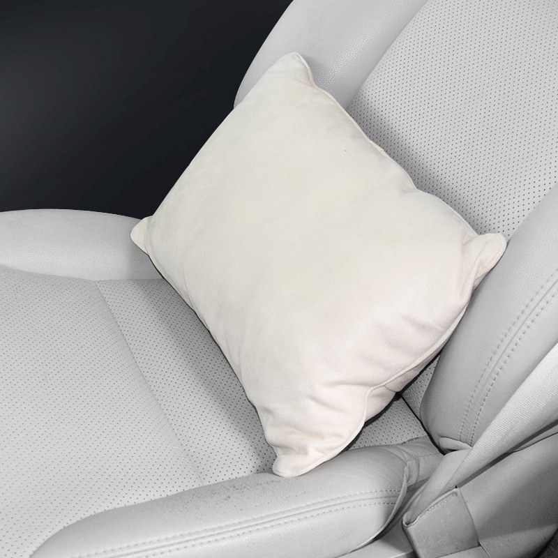 Almohada de cuero para el cuello del coche, reposacabezas para el coche, soporte para el cuello, Maybach, Clase S, suave, Universal