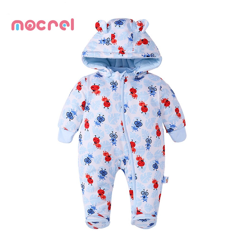 Pasgeboren Baby Jongen Herfst-Winter Fleece Klimmen Kleding 3-12 M Lange Mouwen Baby Meisjes Cartoon Kleding Peuter footies Kleding