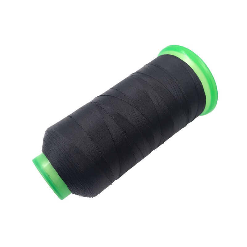 150D 3 strands High Strength Sewing thread Elastic Line Stretchable for elastic fabrics Accessories for shoes, clothing: black