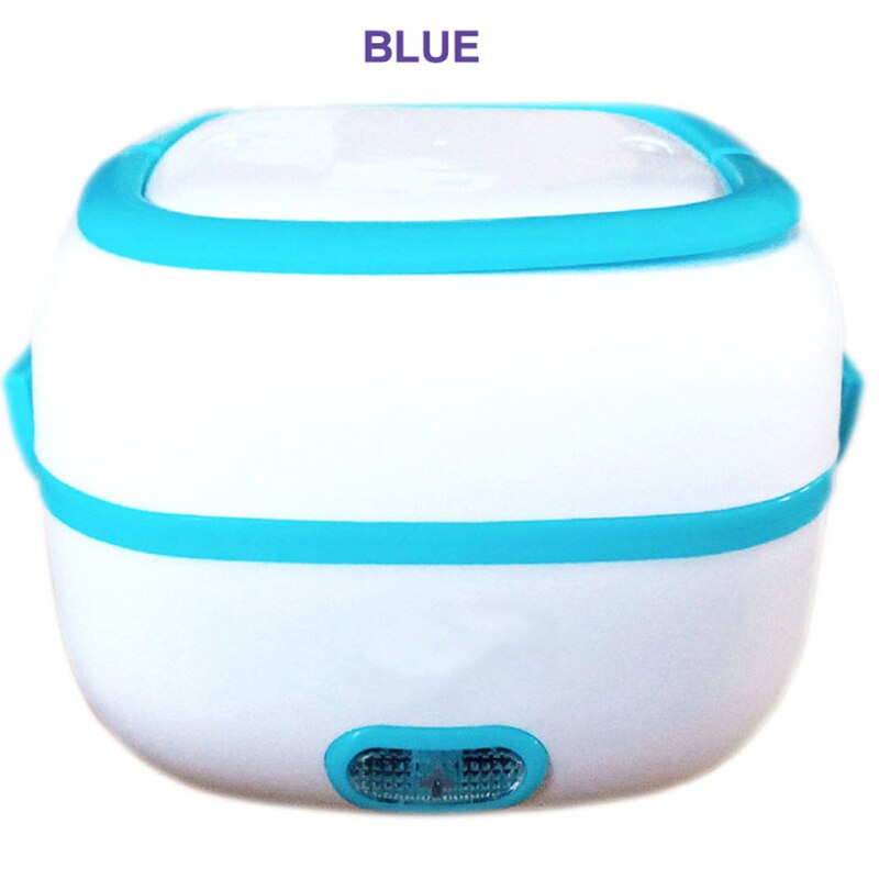 Mini Electric Heated Lunch Box Rice Cooker Thermal Portable 2 Layers Food Steamer Cooking Container Meal Lunchbox Warmer