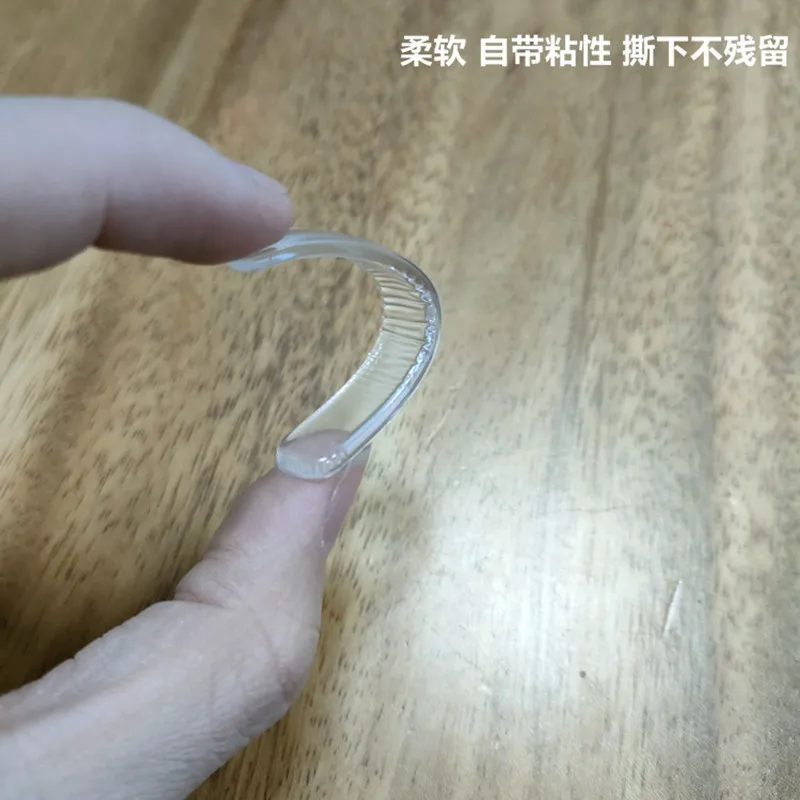 Transparante Zachte Siliconen Deurstopper Bumper Mute Stickers Wandbescherming Uitlaatdemper Deurstopper Meubels Anti-Crash Pad