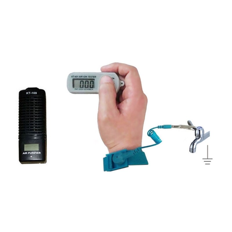 Household digital display electronic air detection negative oxygen ion tester air tester