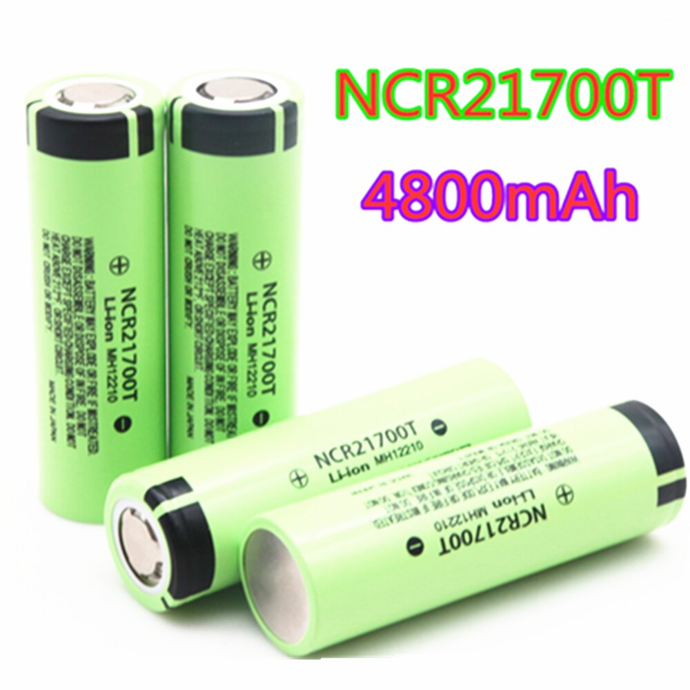 21700 NCR21700T Lithium-Akku 4800mAh 3,7 V 40A Hohe-entladung Batterie Hohe-ablauf Li-Ion Batterie