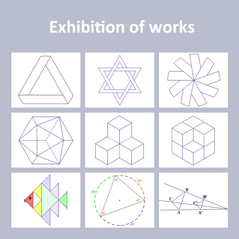 Multifunctional Kaleidoscope Ruler Geometric Function Drawing Measuring Ruler Geometric Drawing Template Sewing Patchwork Rulers