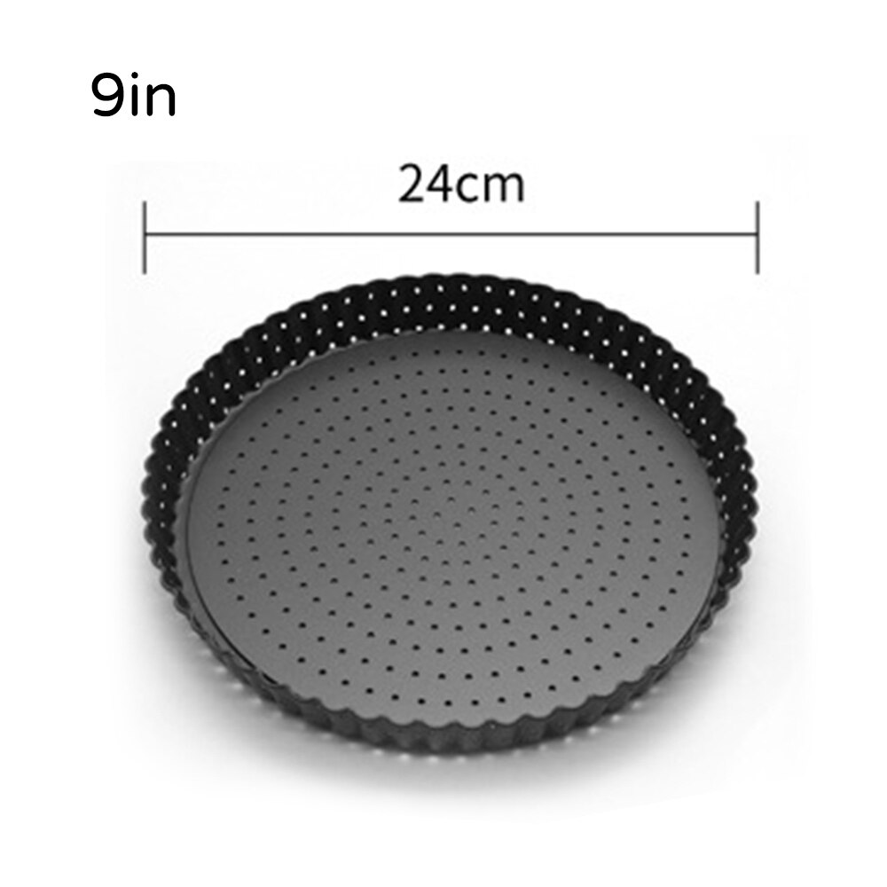 5/8/9 Inch Pizza Pans for Oven Removable Bottom Non-Stick Pizza Baking Tray with Holes Bakeware Baking Tool Kitchen Accessories
