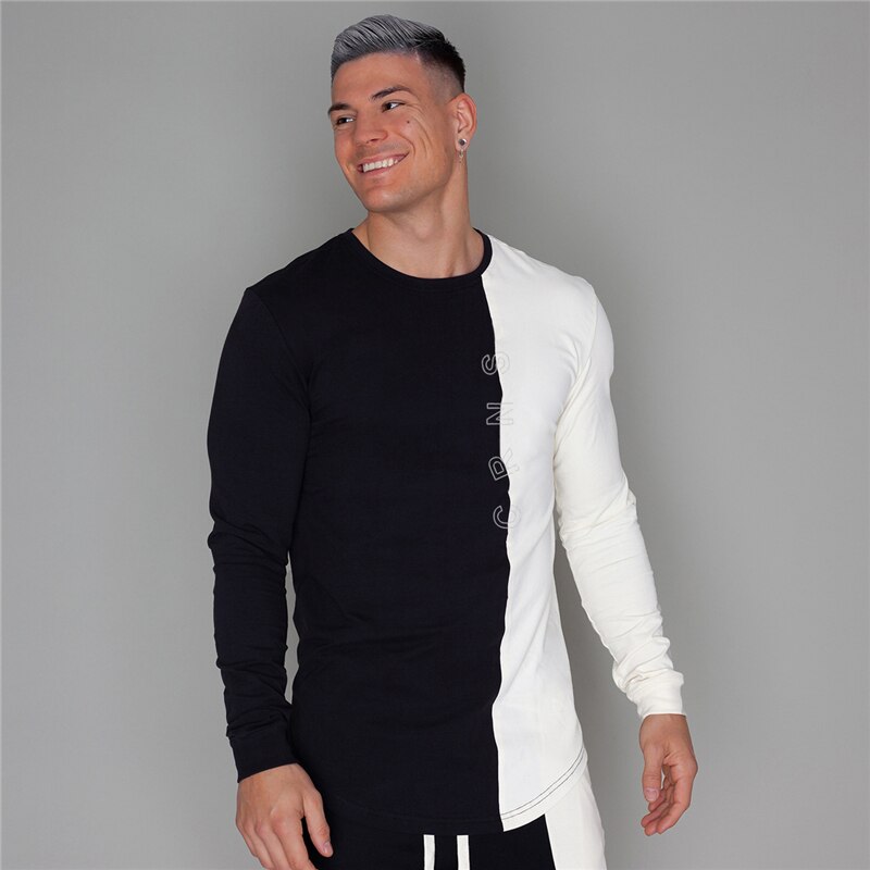 Chemises de sport à manches longues pour hommes