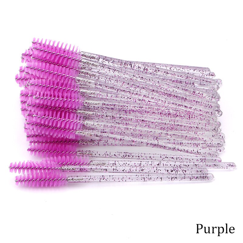 Professionele Wenkbrauw Borstel Mascara Stok Wand Applicator Wimpers Extension Tool Cosmetische Penselen Set Makeup Tools: 17