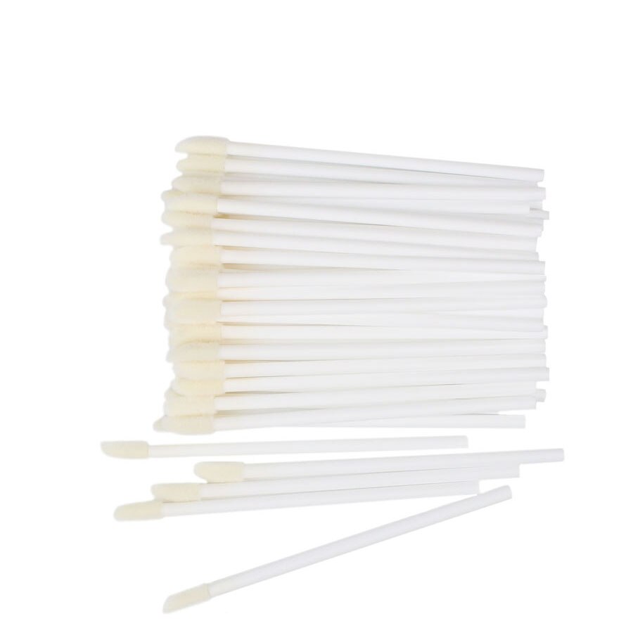 2000pcs Lip Brush Disposable Makeup Applicators Lip Gloss Brush Lipstick Applicator Wand Multicolor Makeup Kits Beauty Cosmetic: 2000pcs White