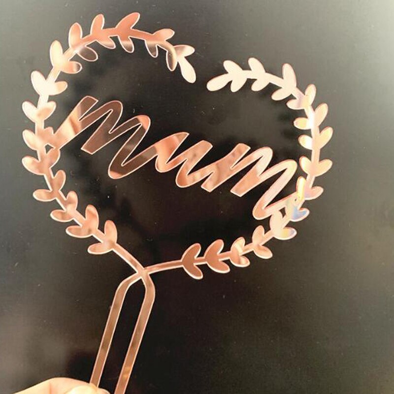 Mum Acryl Cake Topper Rose Gold Mom Gelukkige Verjaardag Cake Topper Voor Moederdag Mum Birthday Party Cake decoraties: rouse gold