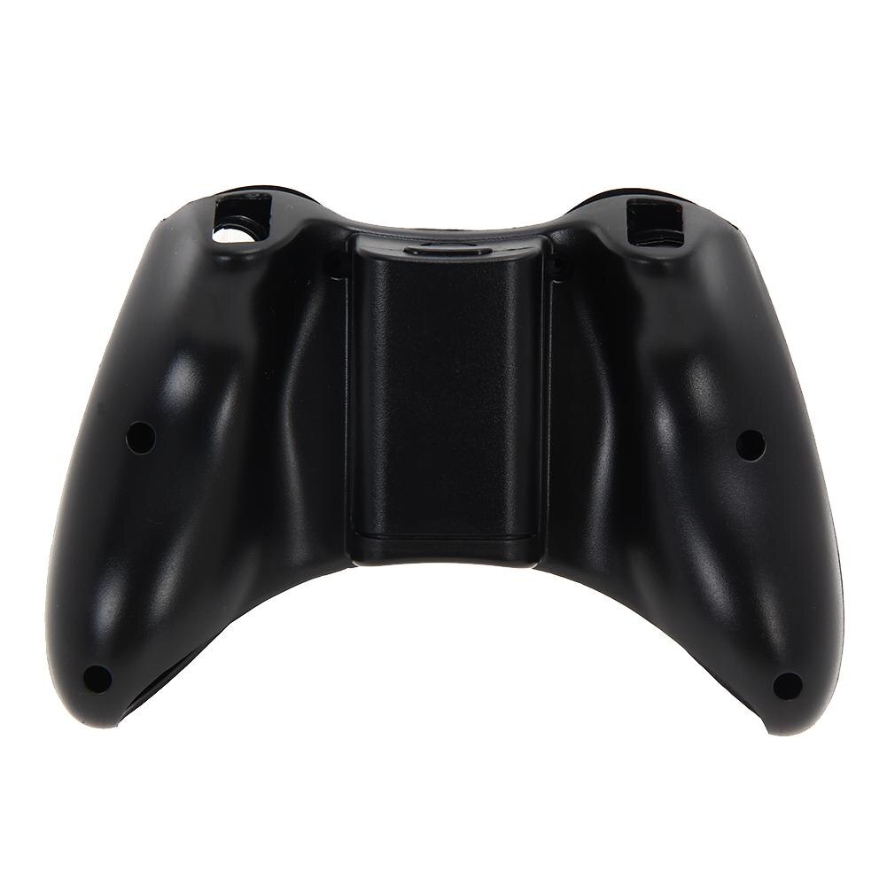 Black wireless controller full shell case Wireless Controller Full Case Shell Cover + Buttons for XBox 360 Black