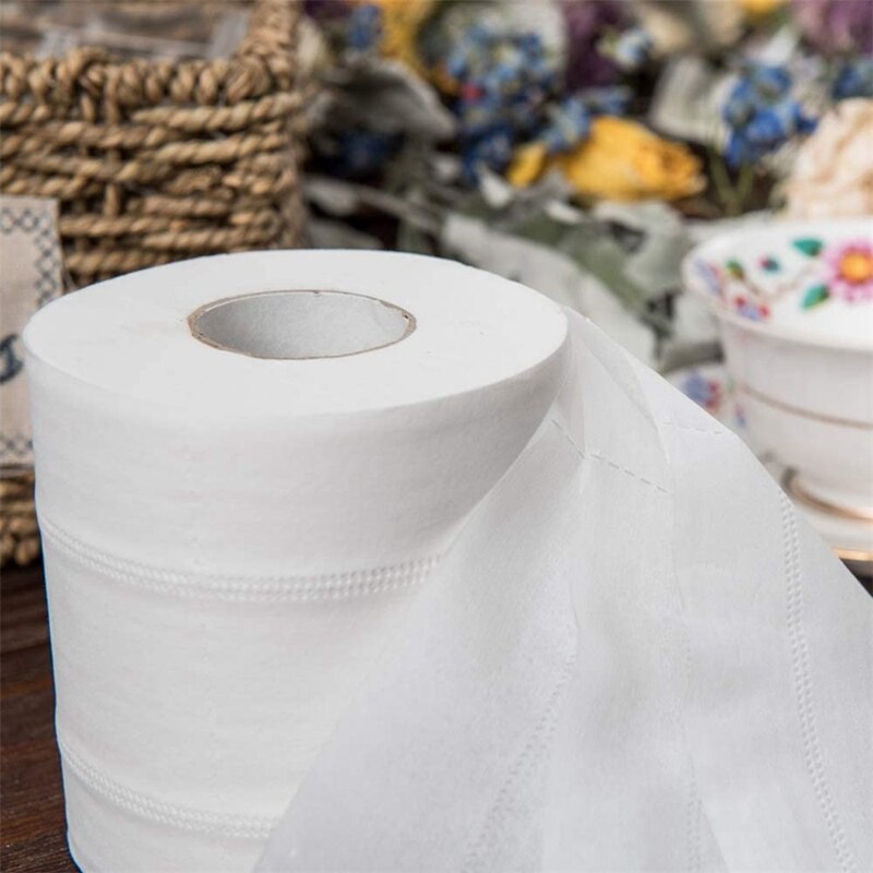Papel higiénico da família de 12 rolos, papel higiénico macio do rolo, padrão de 4 camadas, toalhas macias do papel higiénico do tecido