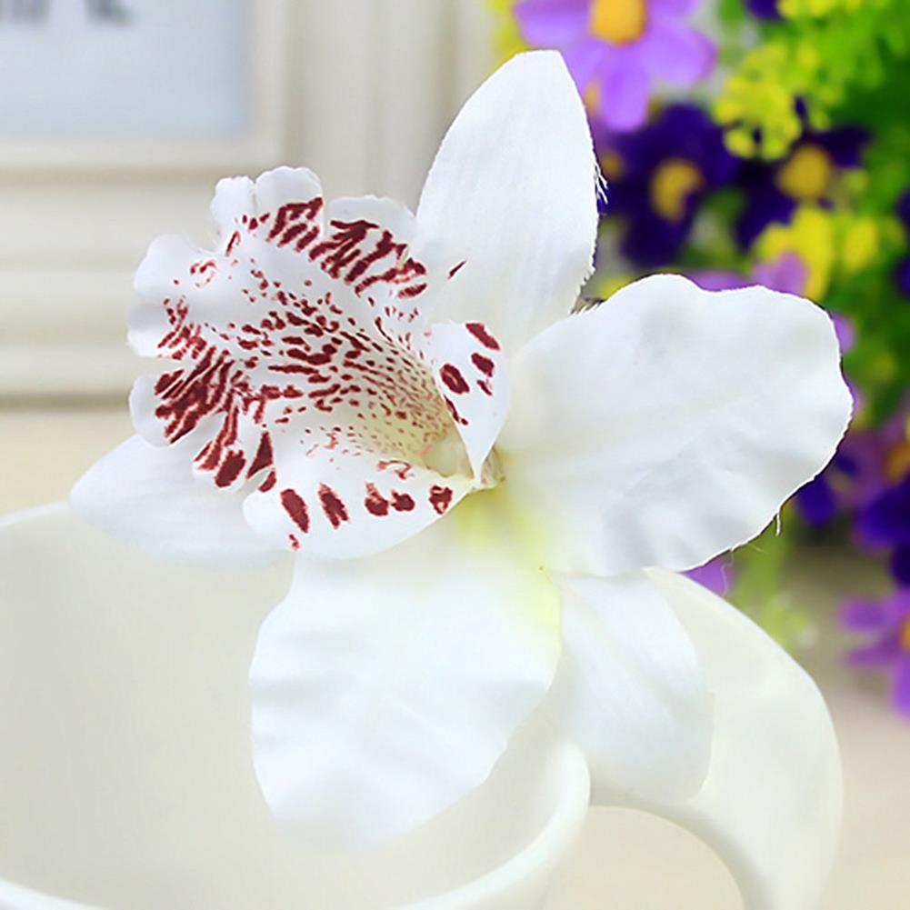 Red Spider Lily Hairpin Hair Accessories Big Flower Duckbill Clip Beach Bangs Side Clip Blue Simulation Flower Hairpins: Champagne