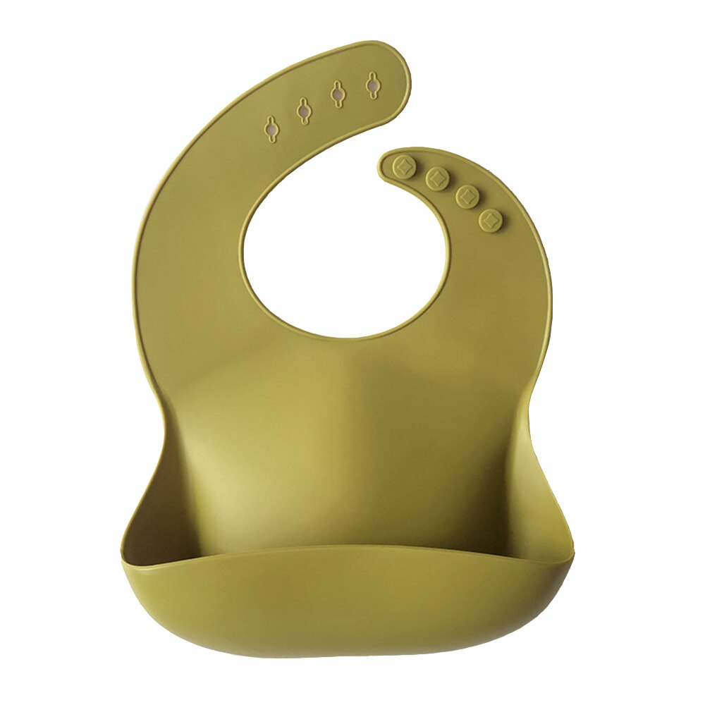 Silicone bébé bavoir infantile burp chiffons réglable étanche goutte à goutte bébé doux -né alimentation bave écharpe bave pour enfant en bas âge: E