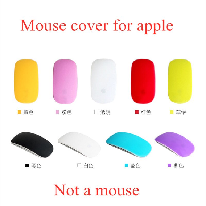 Soft Mouse Film for Apple Mouse Cover Non-slip for Apple Macbook Mice Protector Film for Mac Magic Silicone Mouse Dust-proof