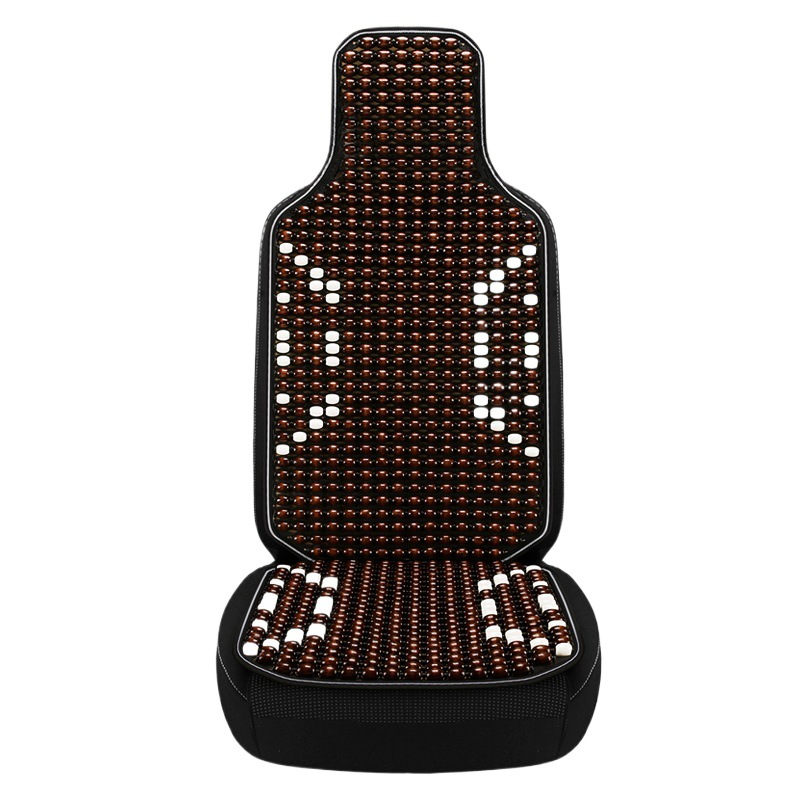 El coche cuentas de madera respaldo Lumbar verano fresco transpirable Universal antideslizante cojín enfriador de coche