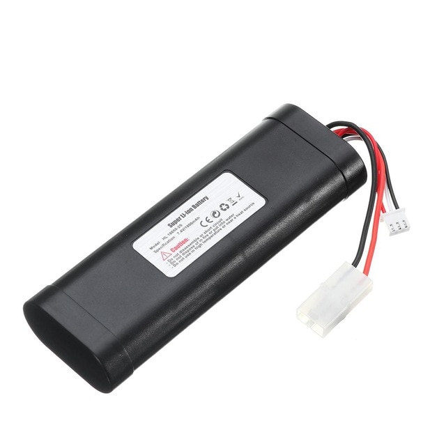 Batería li-po de HL-18650-2S de 7,4 V y 1800mAh para Heng Long RC HL3818-1, tanque de juguete 1:16, actualización de gran capacidad L6.2-2P: 3938