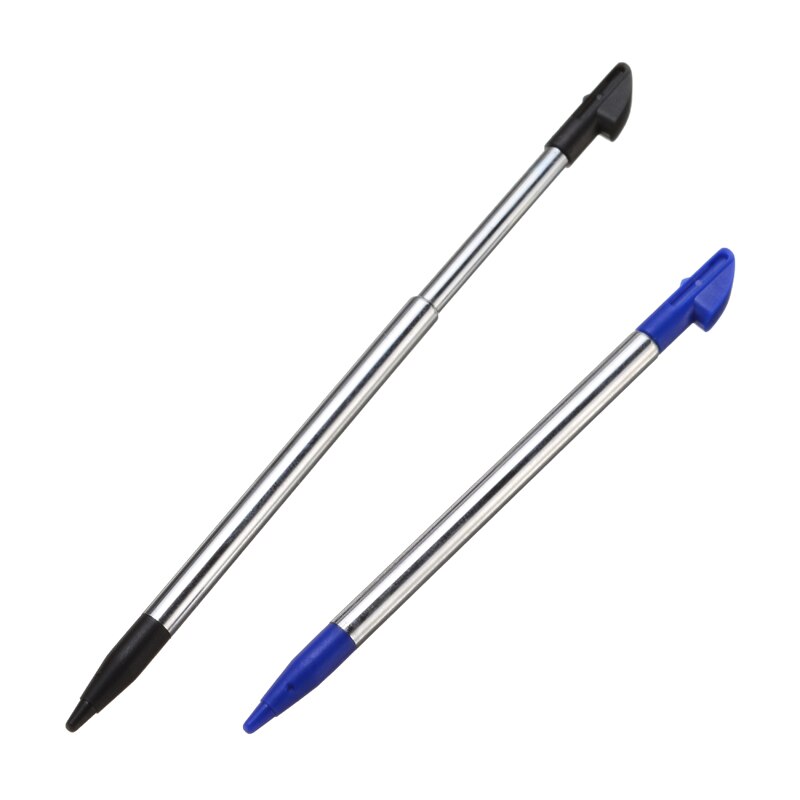 4pcs Variopinta di Tocco Dello Stilo Dello Schermo Penna di Plastica E In Acciaio Inox A Scomparsa Penne Per 3DS LL 4 Colori
