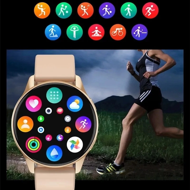 2024 kobiet Bluetooth dzwoni robić inteligentnego zegarka tętno monitorowanie ciśnienia krwi wodoodporny męnarty Smartwatch lokalny odtwarzanie nagranego dźwięku