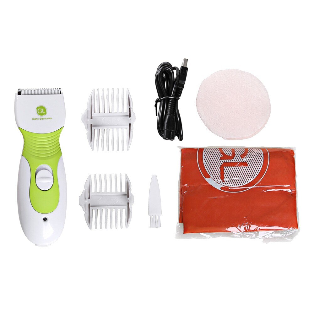 GL Electric Baby Hair Trimmer Hair Clipper Baby Hair Care Cutter Cutting Remover Waterproof Portable Shaver Tool for Kids Pet