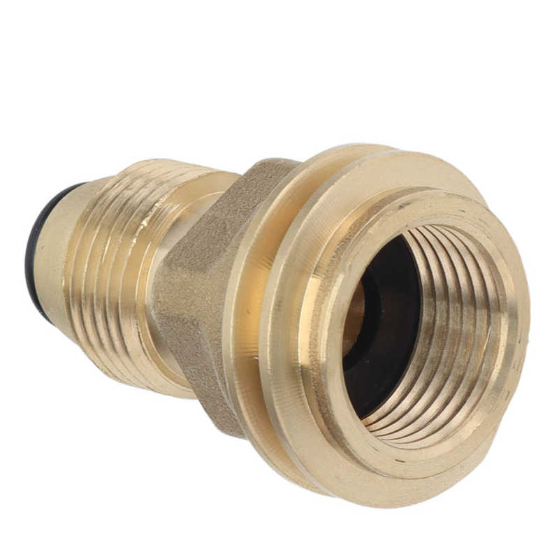 Propane Tank Conversion Connector Gas Cylinder Adapter Brass for Barbecue