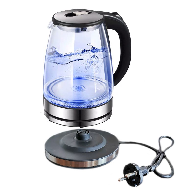Automatische elektrische waterkoker glazen theefles 1500w krachtige snelkokende auto  y98b
