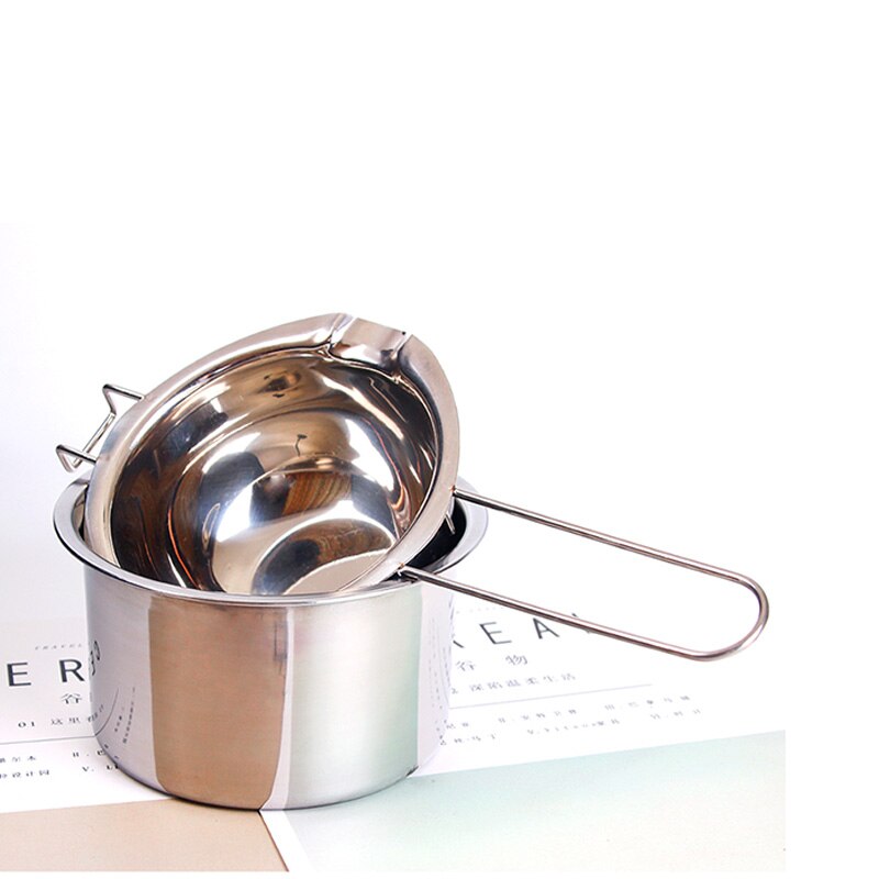Rvs Chocolade Kaas Smelten Pot Pan Kom Diy Accessoires Tool: Donkergrijs