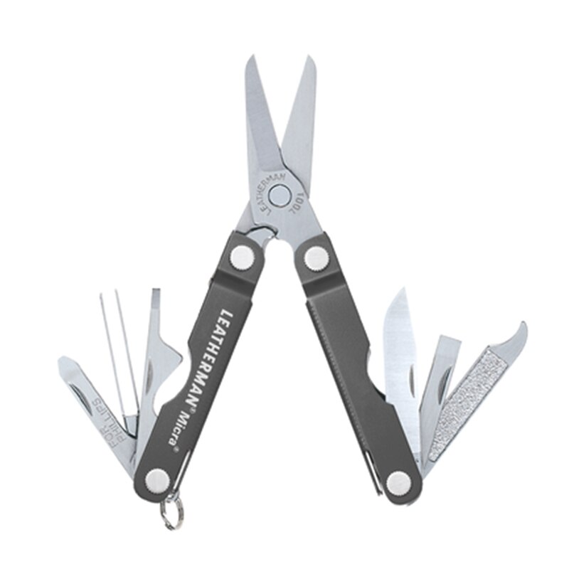 Leatherman Micra Sleutelhanger-Sized Multi-Tool: Gray