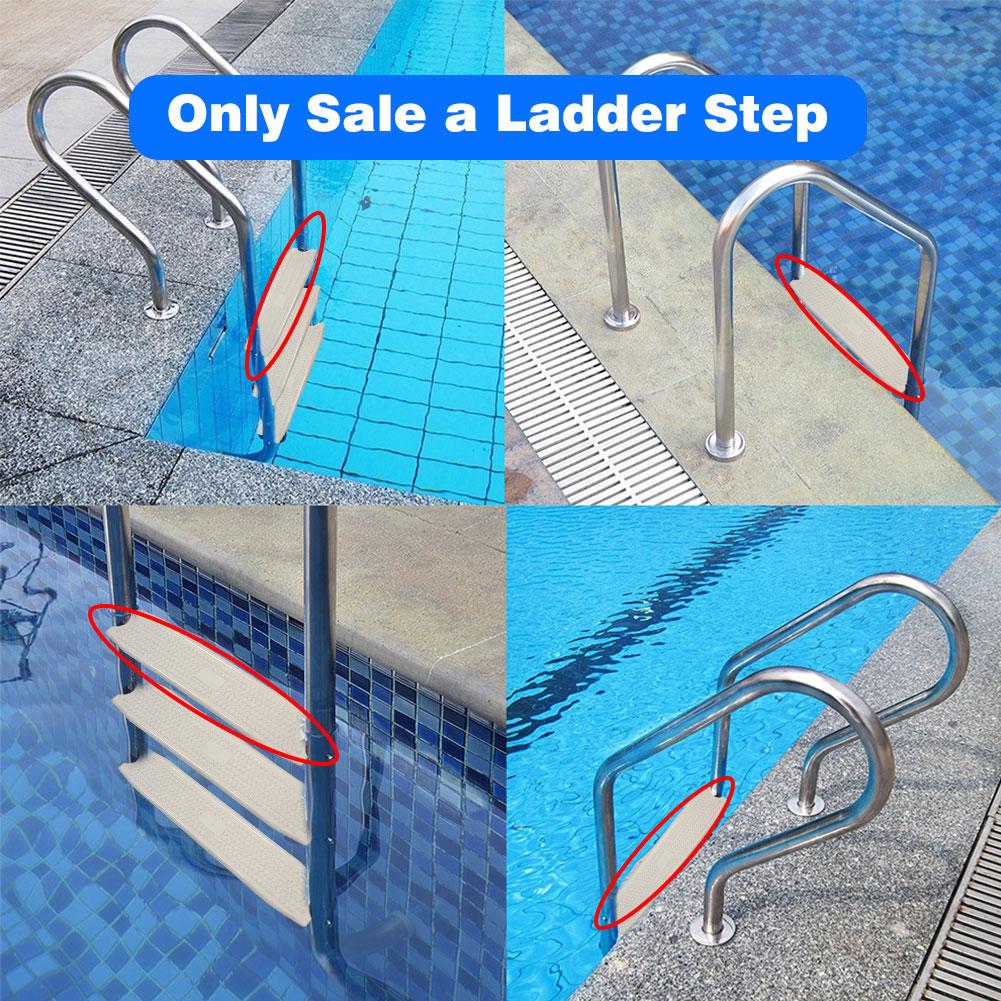 Premium Plastic Pool Ladder Rungs Replacement Ladder Steps With 2 Screws