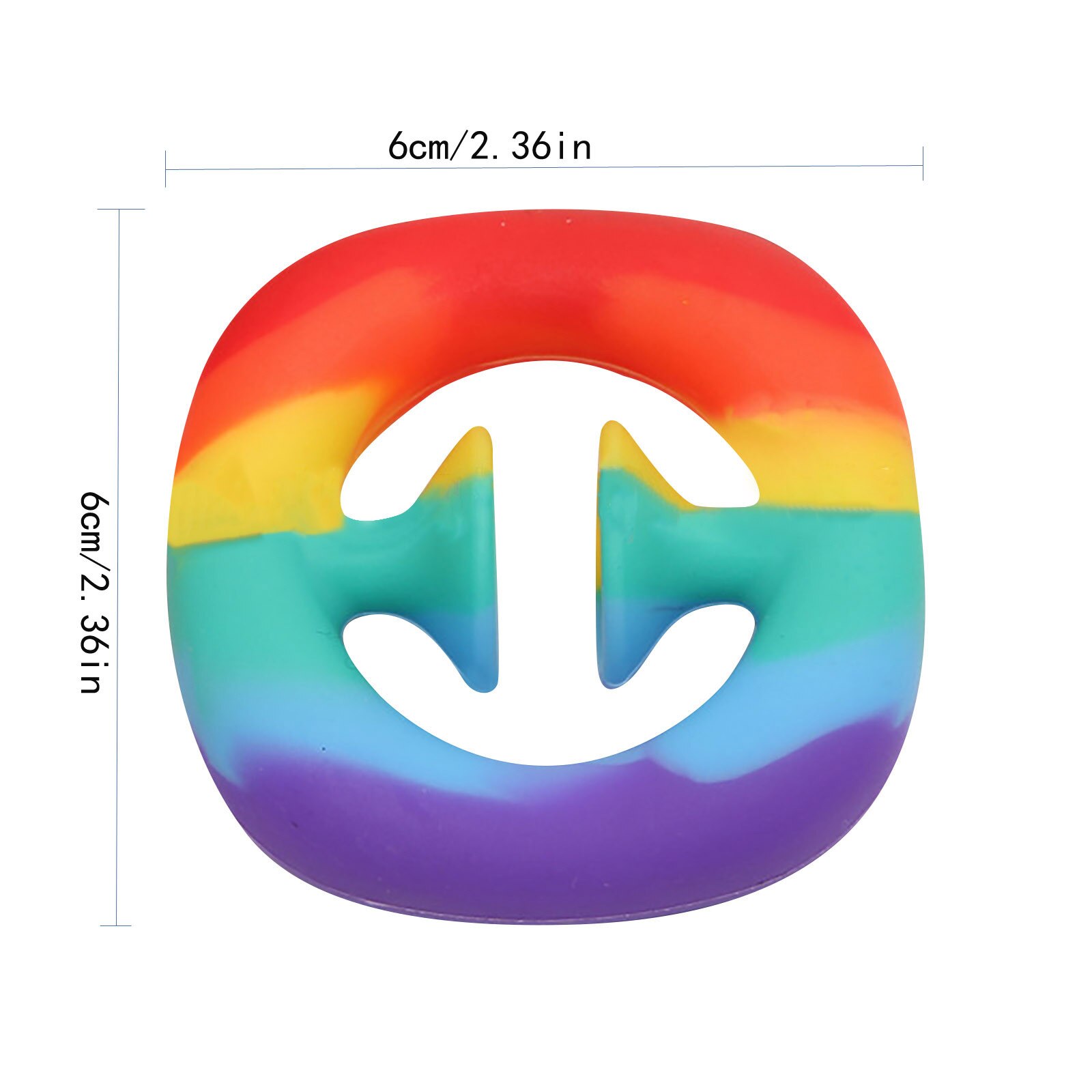 Fidget Toys Snap Hand Grab Antistress Toy Silicone Stress Relief Spinner Reliever For Adults Calming Simple Dimple Party D08