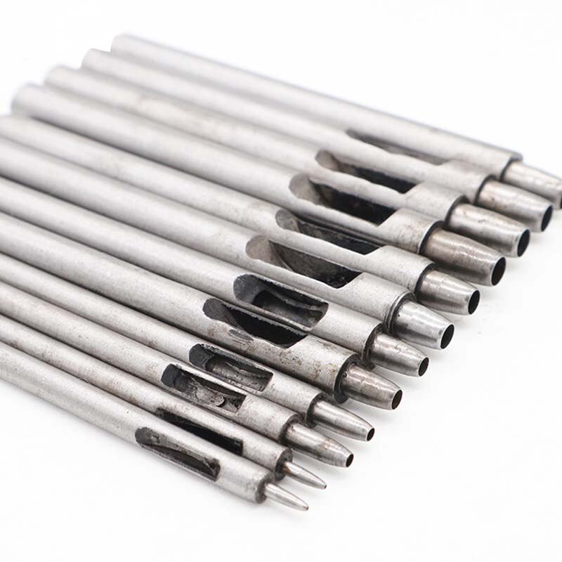 1PC Round Hollow Punch Leather Craft Punch Tool Hollow Hole Punch Cutter Tool for Watch Bands Belts Canvas Paper 0.5-5.5mm