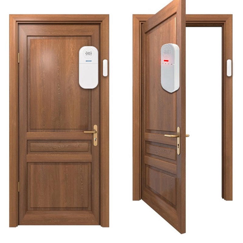 Magnetische Tür Und Fenster Alarm Sensor kabellos Alarm 130DB Hause Einbrecher Alarm Gerät