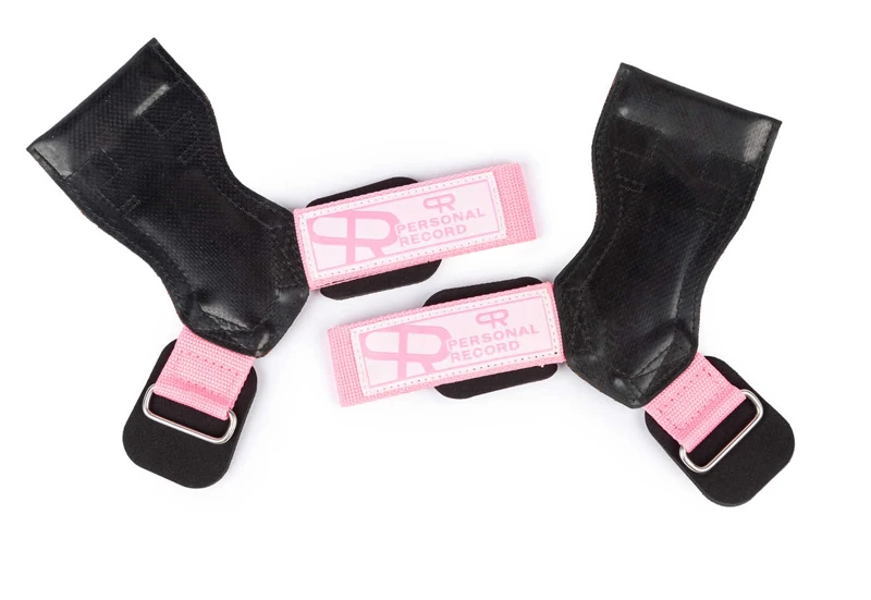 Fitness handschuhe Fitness Studio Powerlifting Gewichtheben Handfläche Handgelenks chutz ziehen-hoch Kreuzheben Crossfit Anti-Rutsch-Hände tütz handschuh: Rosa