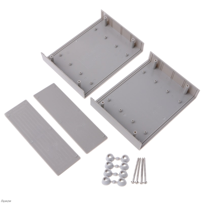 Plast elektronisk projektlåda kapsling instrument skal fall diy 130 x 170 x 55mm damom