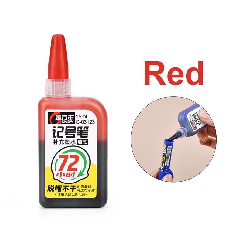 Rotuladores de Agujero profundo a prueba de agua de 45mm, bolígrafo de carpintero con cabeza de punta larga, tinta negra/azul/roja para herramientas manuales multiusos para carpintería: plum