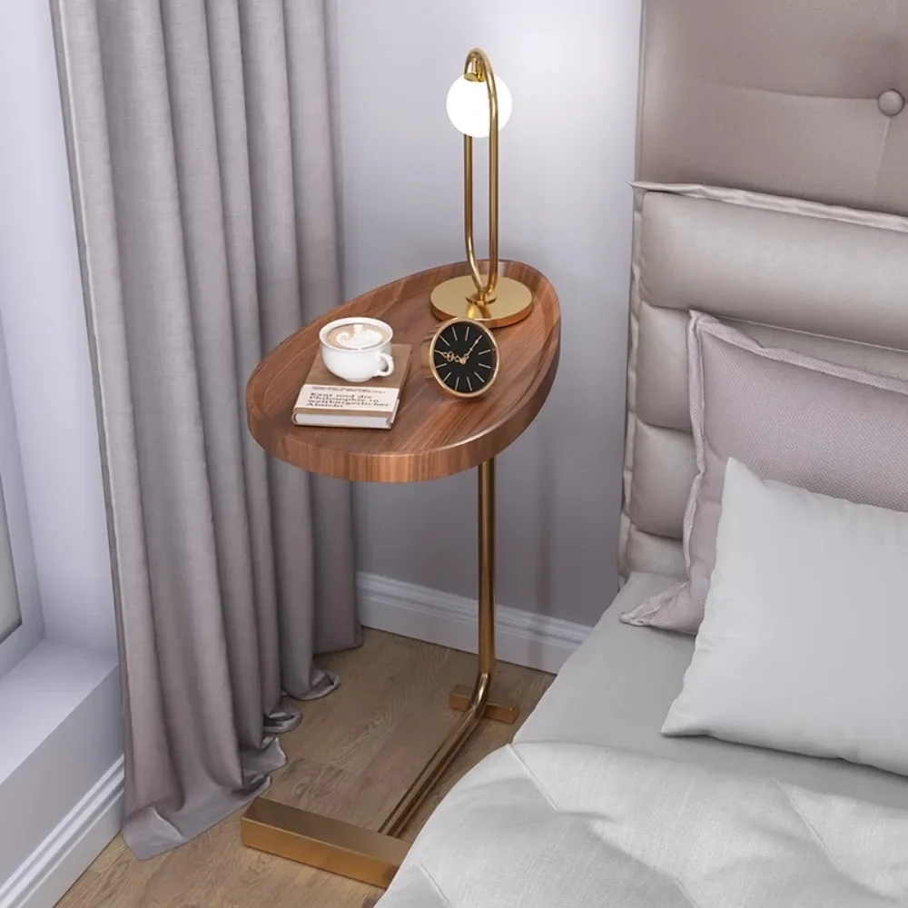 Soffbord sidobord c-formad soffa enkelt mobilt förvaringsskrivbord sänghörn liten soffa sidoskåp familjebord