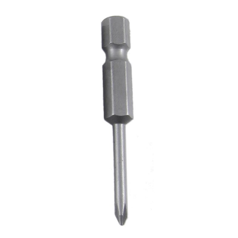10 Pcs 1/4" Hex 50mm Length 2.5mm Phillips PH0 Magnetic Screwdriver Bits