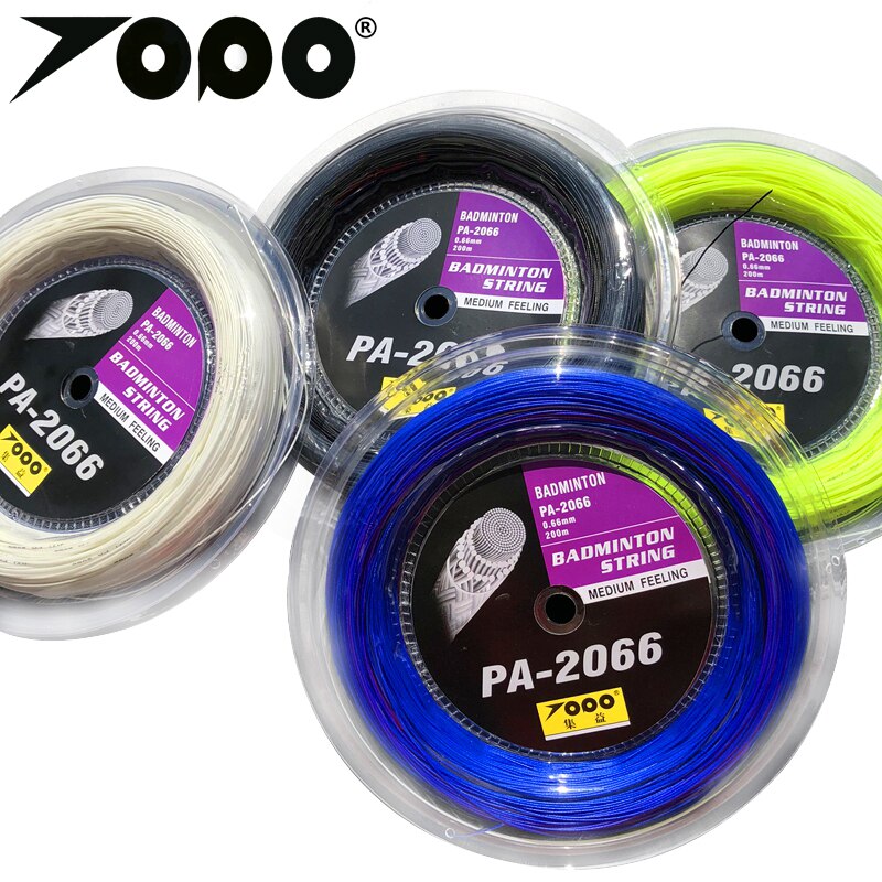 1 reel 200m topo PA-2066 Badminton string 0.66mm badminton racket strings Power strings