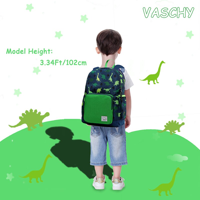 Vaschy crianças mochila crianças sacos de escola jardim de infância pré-escolar mochila dos desenhos animados para meninas meninos com cinta no peito