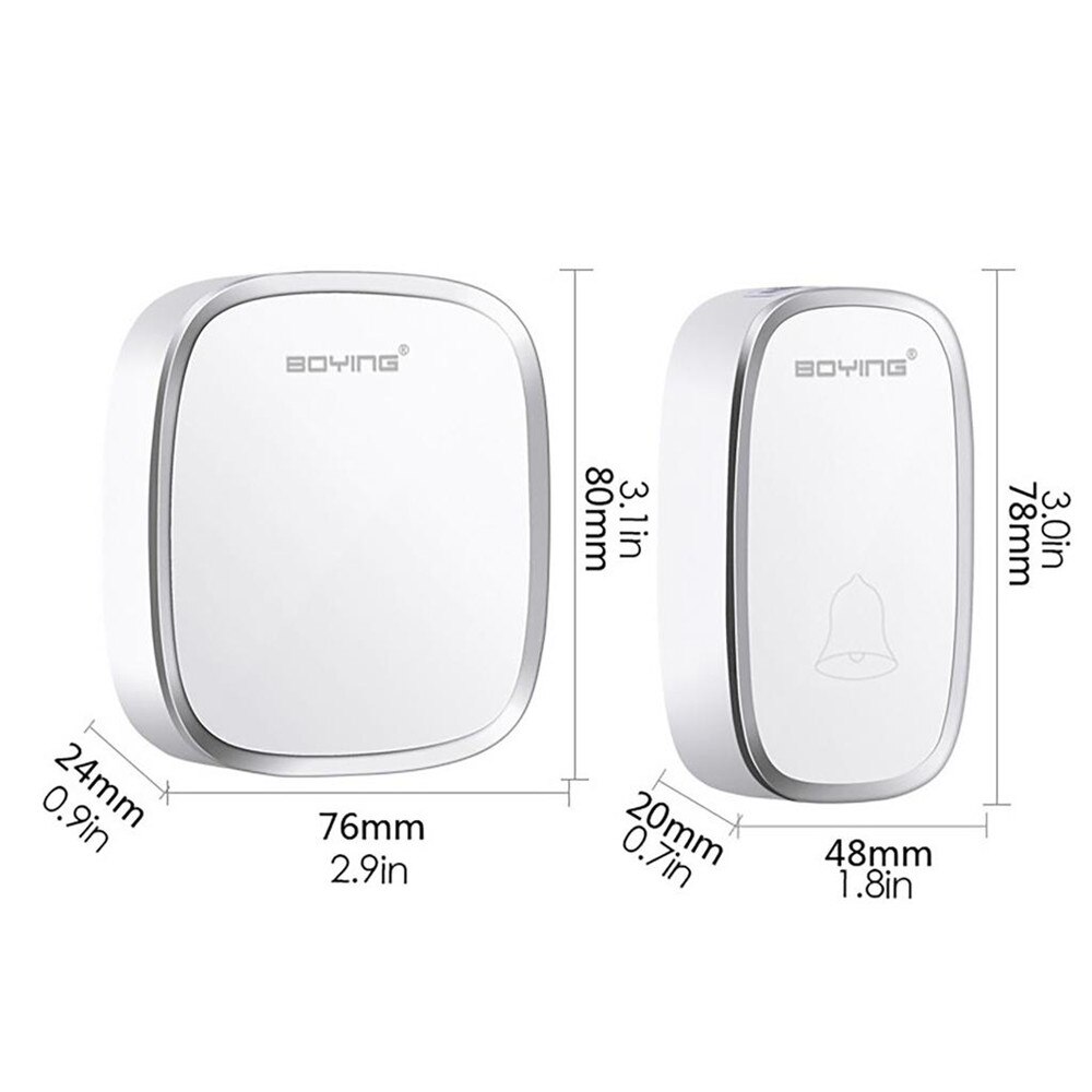 Wireless Bell Ring Doorbell Waterproof And Dust-proof 300M Range 4 Gear Volume