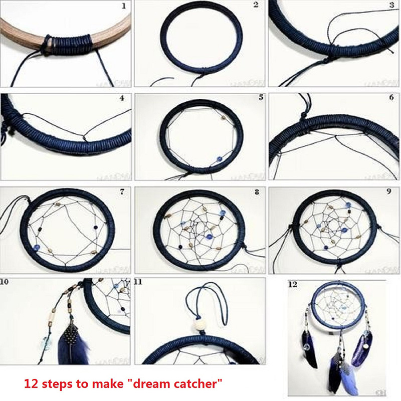 Mrosaa 1PC Dreamcatcher Round Silver Metal Hoop Ring For DIY Manual Handmade Wicker Crafts Tool Material Accessories