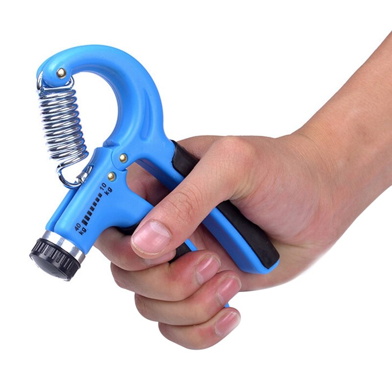 Adjustable Spring Steel Grip Training Device, Grip Enhancer,Wrist Strengthener, Adjustable Resistance 10-40Kg