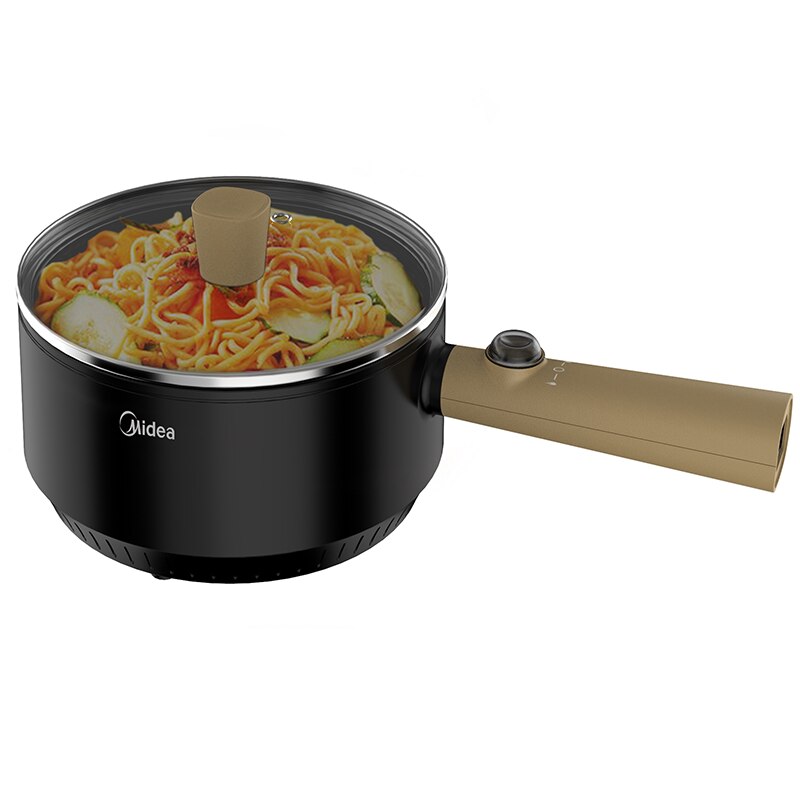 220V 1.2L Mini Multi Cooker Non-Stick Electric Rice Cooker Portable Frying Pan Fast Heating Pot For School Office Travel