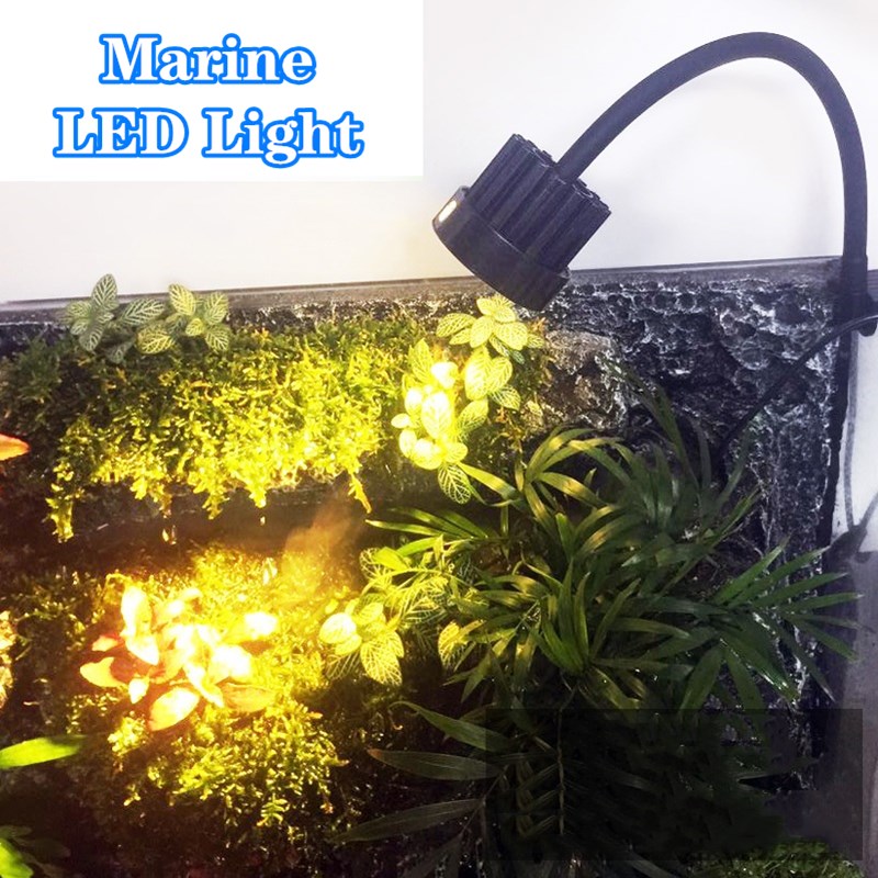 Lumière d&#39;aquarium LED pour Aquarium, Nano plante, lumière pour Aquarium d&#39;eau douce, corail, poissons, paysage aquatique