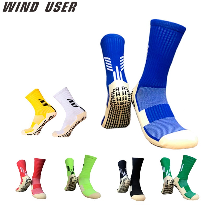 Antislip ademende katoenen crew comfort voetbalsokken basketbalsokken voor heren antislip sportsokken