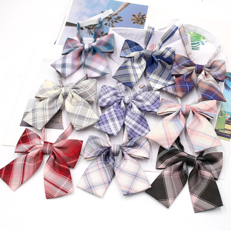 Cosplay Schmetterling frauen Fliege lässig V-ausschnitt Baumwolle JK Uniformen Bogen Krawatten Damen Mädchen Schule Hochzeit Party Bowties Bogen knoten