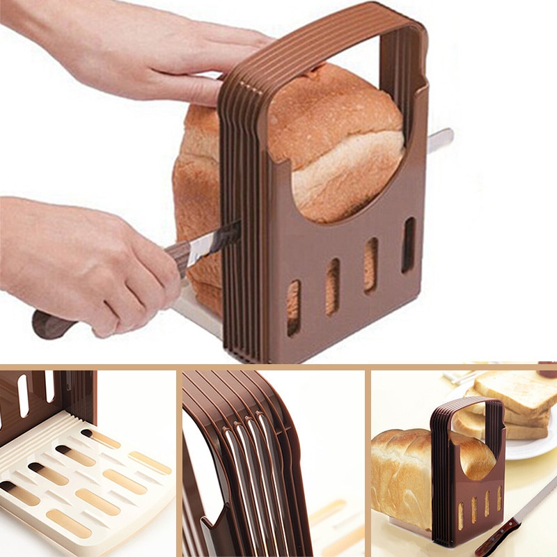 Praktische Brood Cutter Loaf Toast Slicer Snijden Snijden Gids Keuken Tool