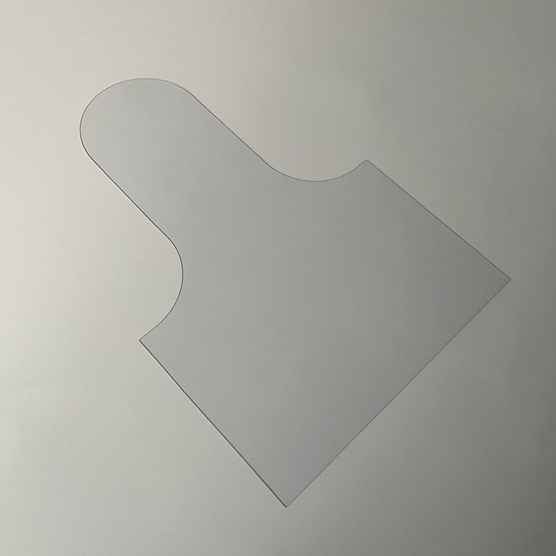 Stencil per asciugamani appesi asciugamano fai-da-te trasparente righello per cucire cucito multiuso appeso asciugamano a mano stencil strumenti modello: Round head