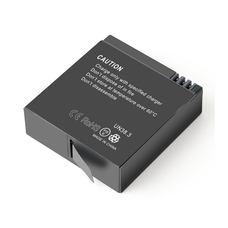 Sjcam  sj6 legende batteri 1000 mah li-ion tilleggsutstyr oppladbart batteri til originalt  sj6 actioin kamera tilbehør