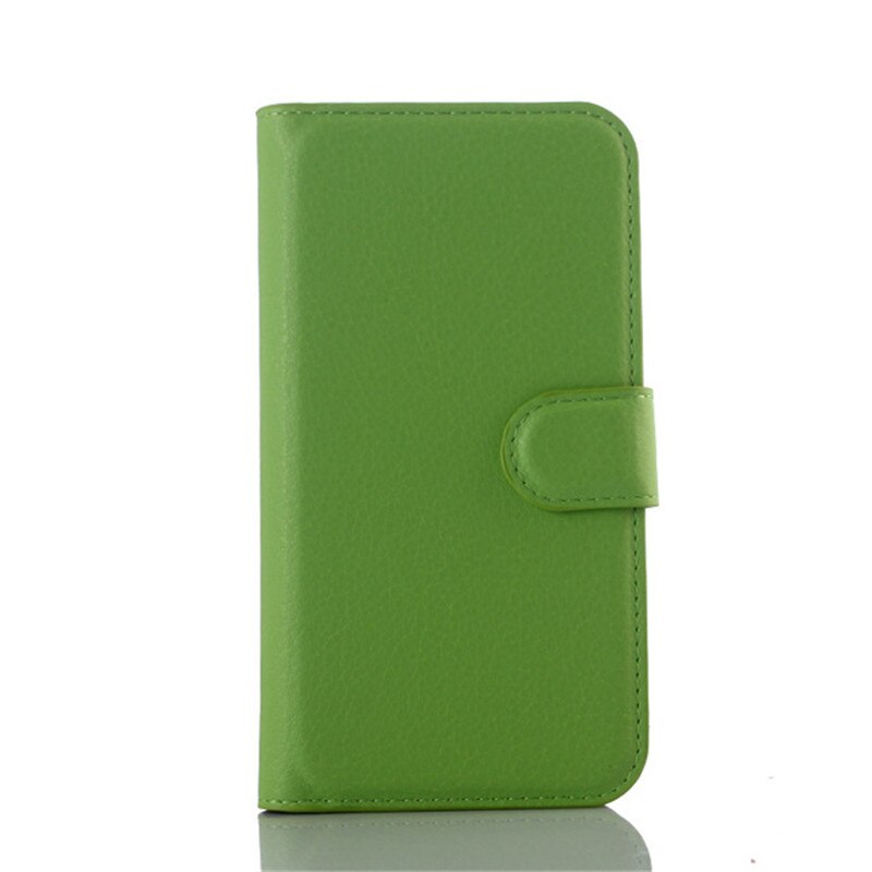 For Huawei SCL-L21 Case Wallet PU Leather Back Cover Phone Case For Huawei Y6 SCL-L21 / Huawei Y6 Lte Case Flip Protective Bag: Green